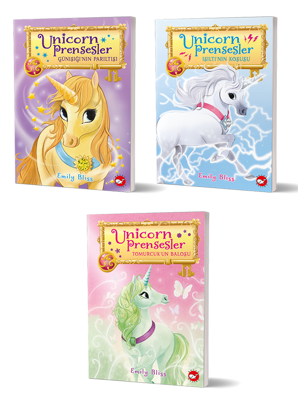 Unicorn Prensesler Seti - (3 Kitap)