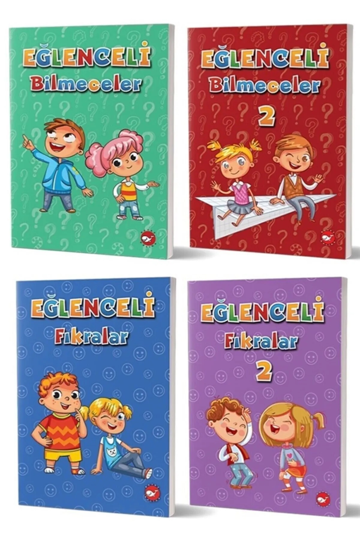 Eğlenceli Fıkralar Ve Bilmeceler Seti - (4 Kitap)